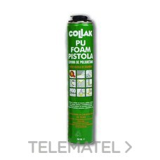 COLLAK - ESPUMA POLIURETANO 750 ML PISTOLA COLLAK
