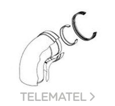 DOMUSA TEKNIK - CURVA 90º COAXIAL DM.80/125 INOX.