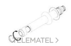 DOMUSA TEKNIK - KIT SALIDA HORIZONTAL 1 MTS.NOVATEC 80/125 INOX