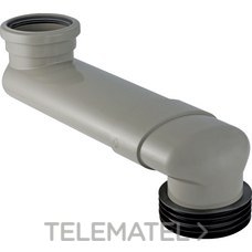 GEBERIT - CODO DESPLAZAMIENTO d.90/110mm PVC