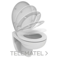 IDEAL STANDARD - ASIENTO TAPA SOFT EUROVIT BLANCO BRILLO