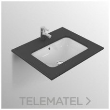IDEAL STANDARD - LAVABO BAJO PLANO RECTANGULAR CONNECT 50cm BLANCO