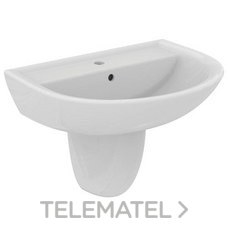 IDEAL STANDARD - SEMIPEDESTAL EUROVIT REDONDO BLANCO BRILLO