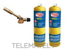 SUPER-EGO - SOPLETE SUPER-FOGO+2 CARTUCHO GAS MAPP
