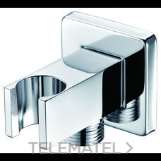 IMEX - SOPORTE CUADRADO MANGO DUCHA SALIDA AGUA