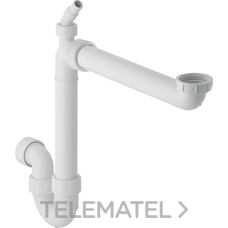 GEBERIT - SIFON AHORRA ESPACIO SIMPLE CON TOMA
