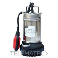 HASA - BOMBA SUMERGIBLE INOXIDABLE DRINOX-2A PARA DRENAJE 1,2CV